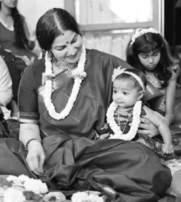 bhavana ಭಾವನಾ ರಾಮಣ್ಣ ಮಗಳ ಹೆಸರು ರುಕ್ಮಿಣಿ-ತನ್ನ ಅಜ್ಜಿಯ ಹೆಸರನ್ನೇ ಪುತ್ರಿಗಿಟ್ಟ ನಟಿ