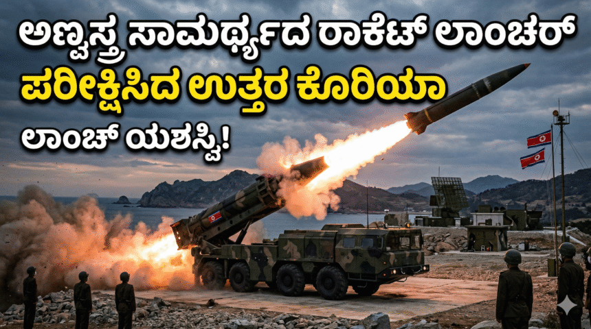 ಉತ್ತರ ಕೊರಿಯಾ ಅಣ್ವಸ್ತ್ರ ಸಾಮರ್ಥ್ಯದ ರಾಕೆಟ್ ಲಾಂಚರ್ ಪರೀಕ್ಷೆ