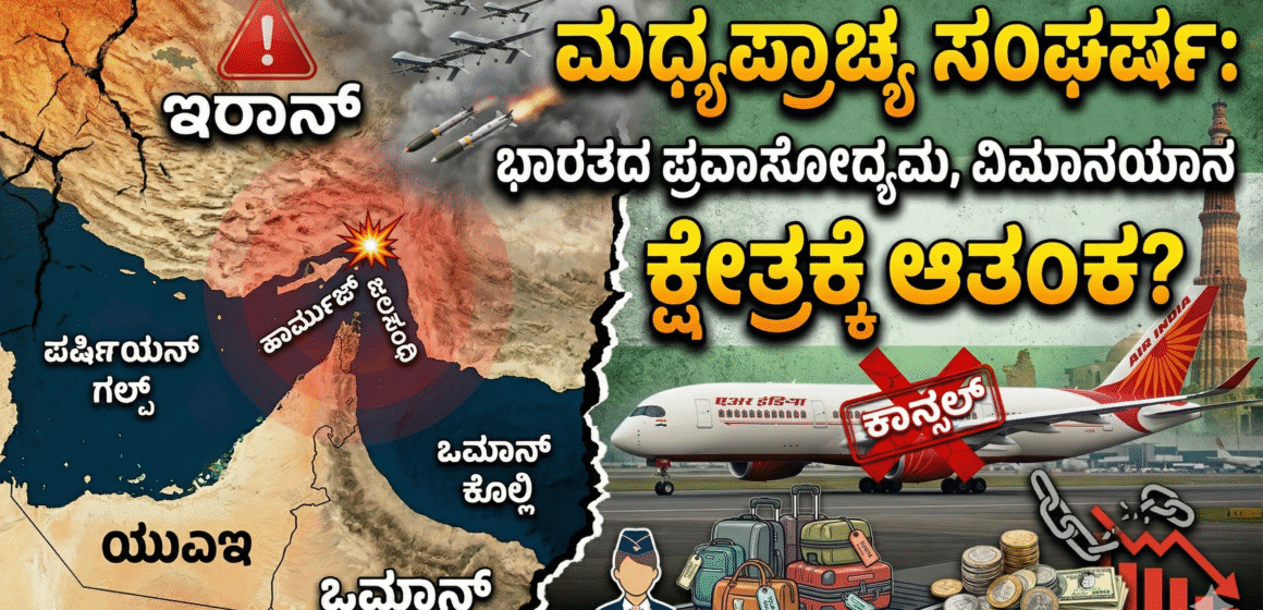 ಮಧ್ಯಪ್ರಾಚ್ಯಸಂಘರ್ಷ: ಭಾರತದಪ್ರವಾಸೋದ್ಯಮ, ವಿಮಾನಯಾನಕ್ಷೇತ್ರಕ್ಕೆಆತಂಕ