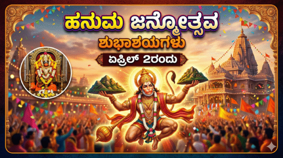 ಏ. ೨ರಂದು ಹನುಮ ಜನ್ಮೋತ್ಸವ
