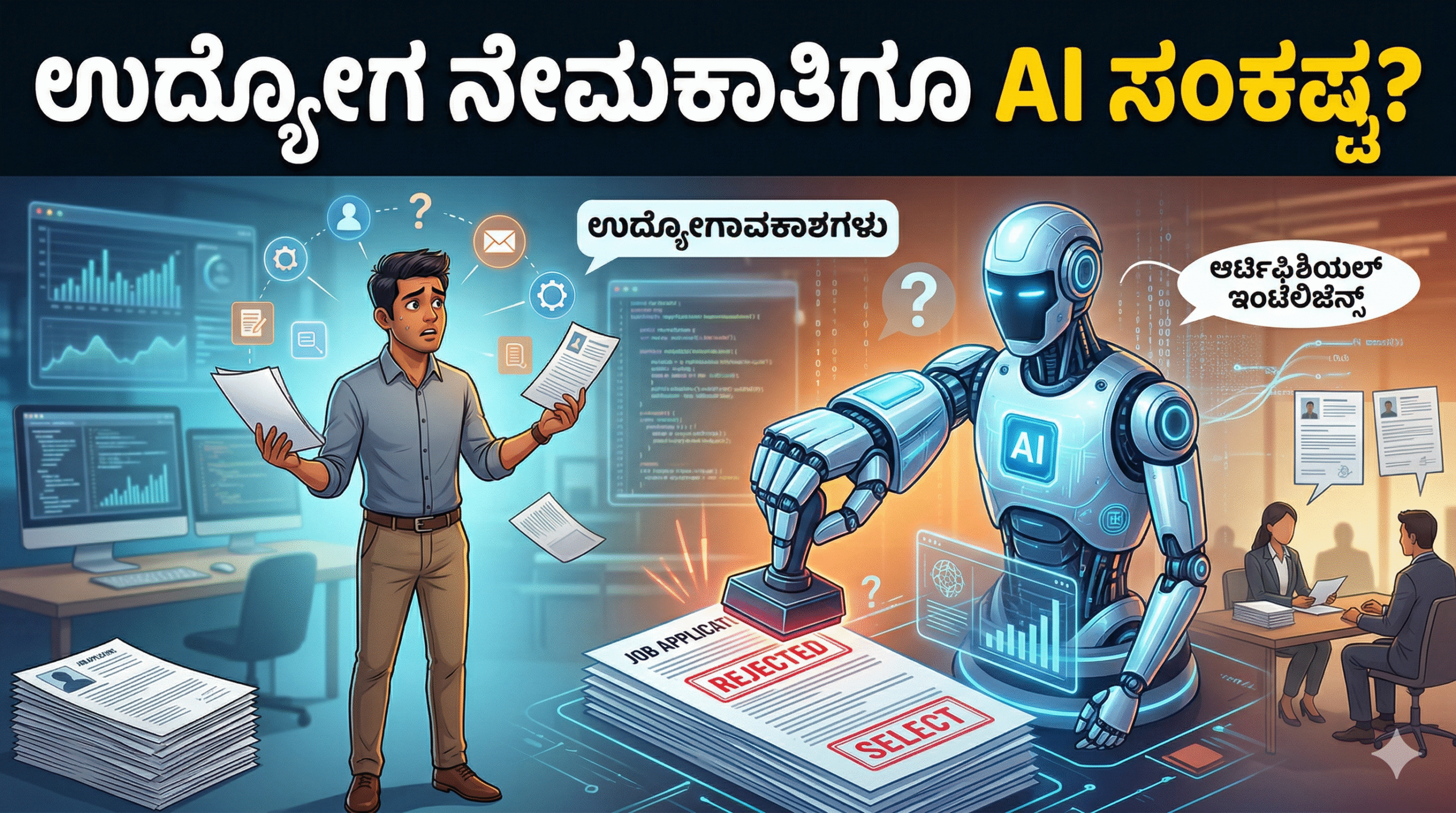 leader judgement ಉದ್ಯೋಗ ನೇಮಕಾತಿಗೂ AI ಸಂಕಷ್ಟ